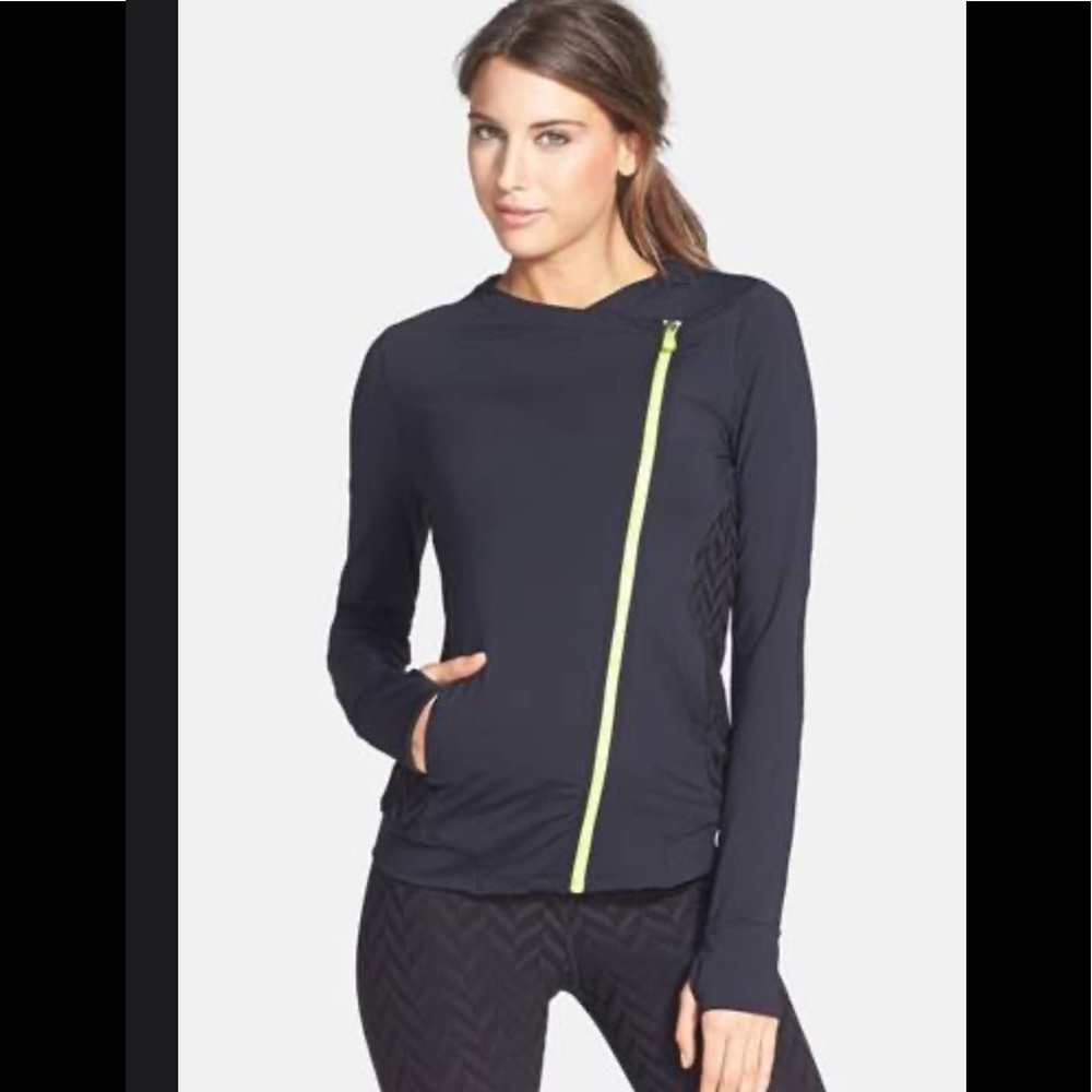 Trina Turk Recreation Jet Set Jacquard Moto Jacket